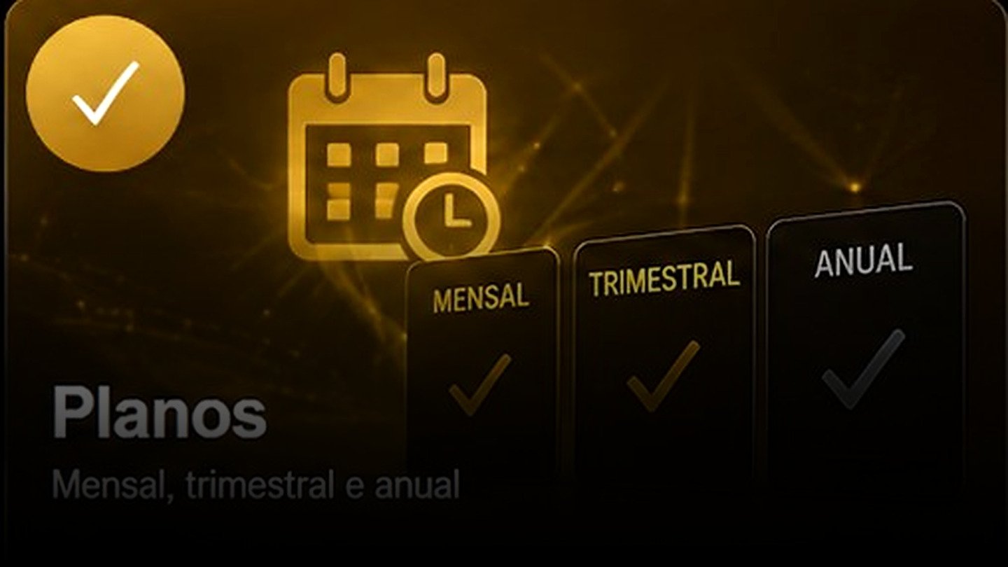 Plano Unitv mensal, trimestral ou anual?